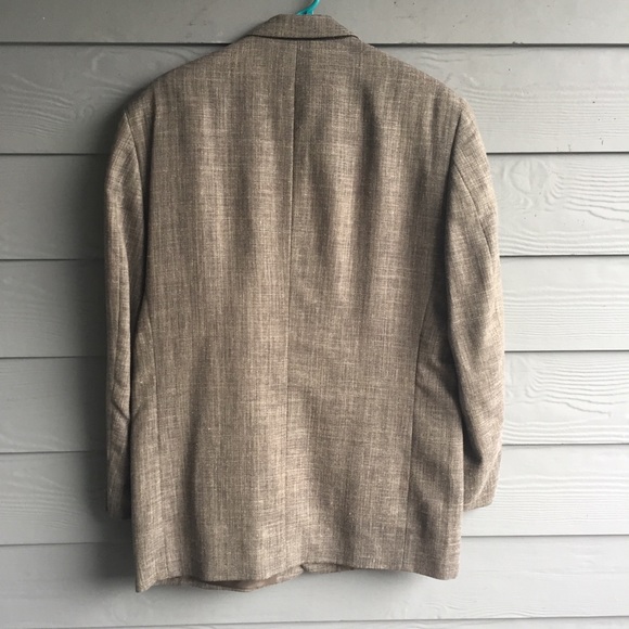 PRONTO UOMO 40R Gray Wool Blend 2 Button Blazer - Picture 4 of 8